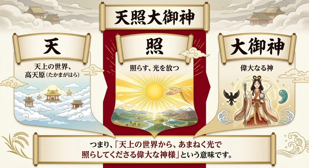 天照大御神の名前の意味