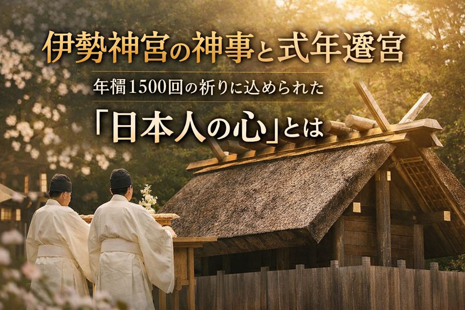 伊勢神宮の神事と式年遷宮