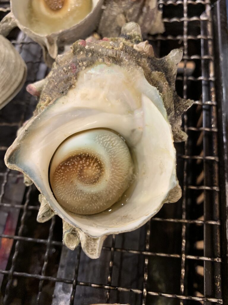 さざえの壺焼き