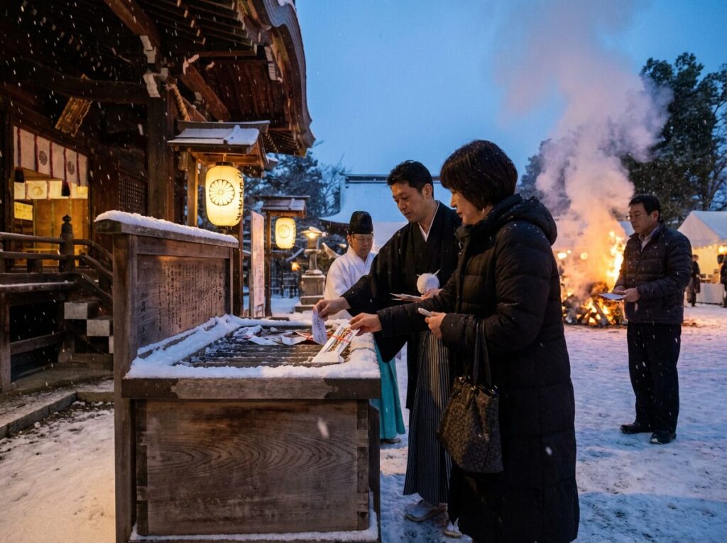 古い御守りはお返しする