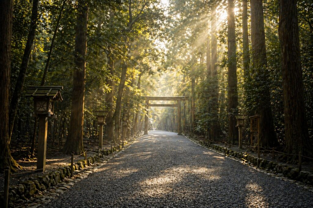 伊勢神宮参道イメージ