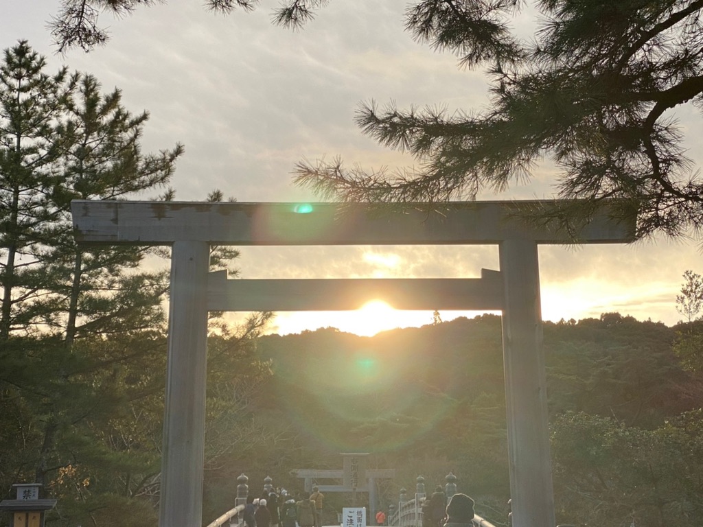 伊勢神宮 日の出