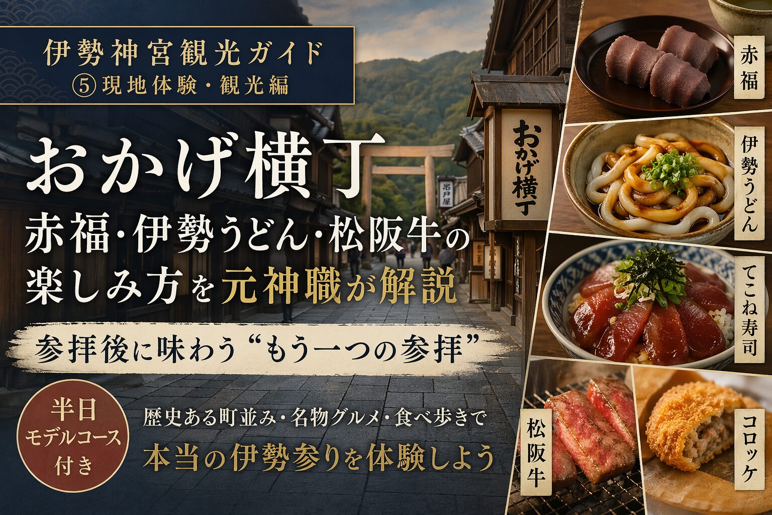 伊勢神宮観光ガイドとグルメ