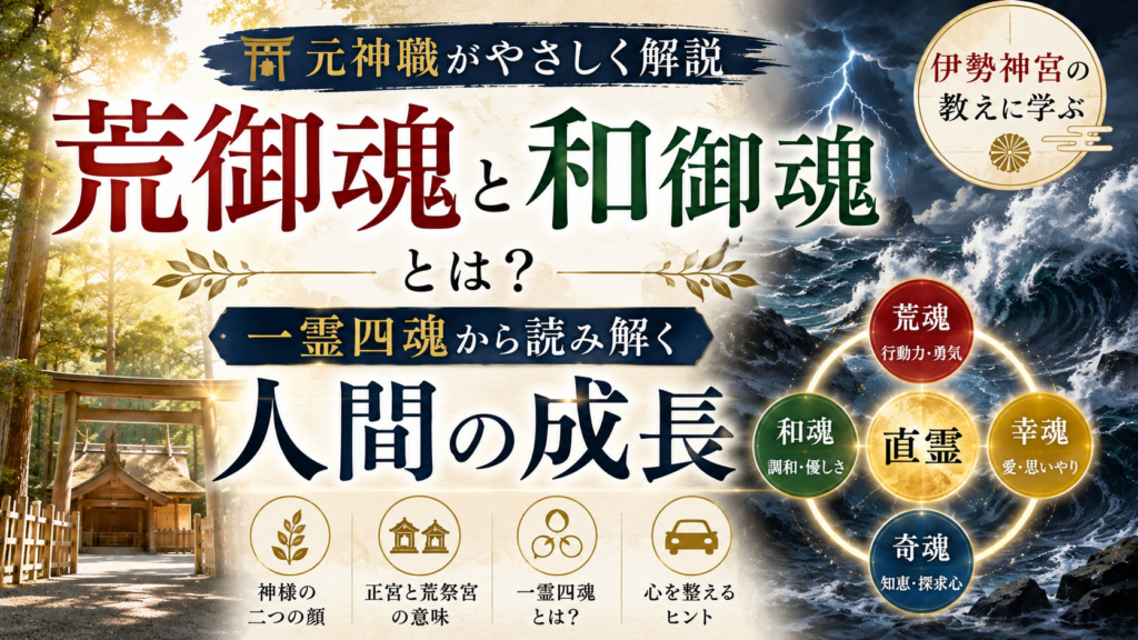 荒御魂と和御魂とは