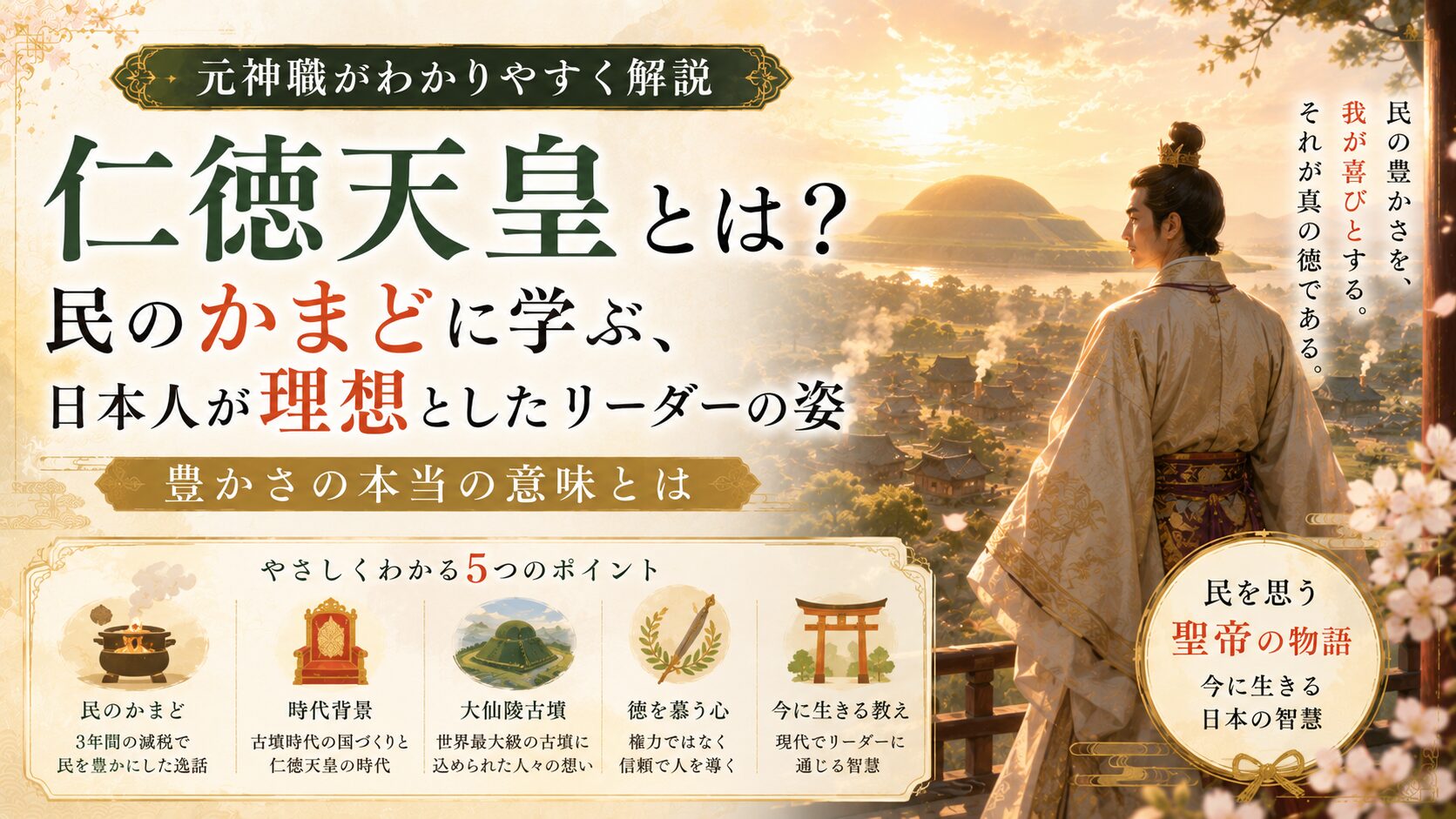仁徳天皇とは？