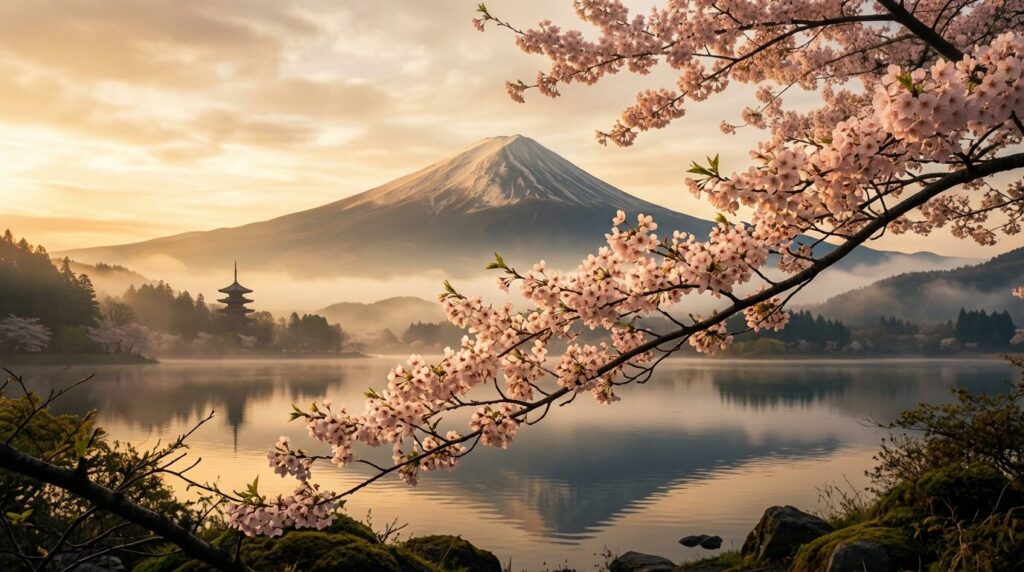 桜・富士山・祈り