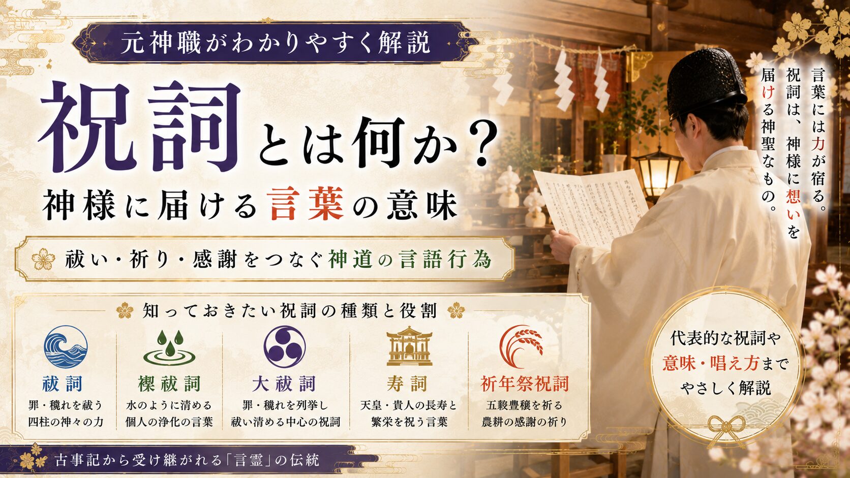 祝詞とは？