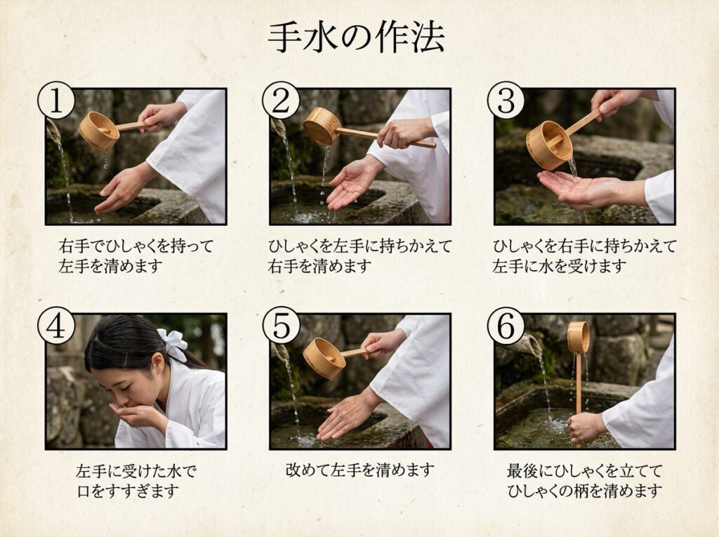 手水の作法
