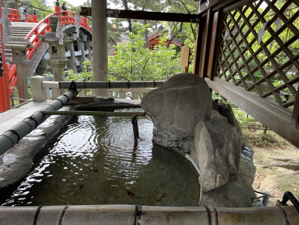 住吉大社手水舎