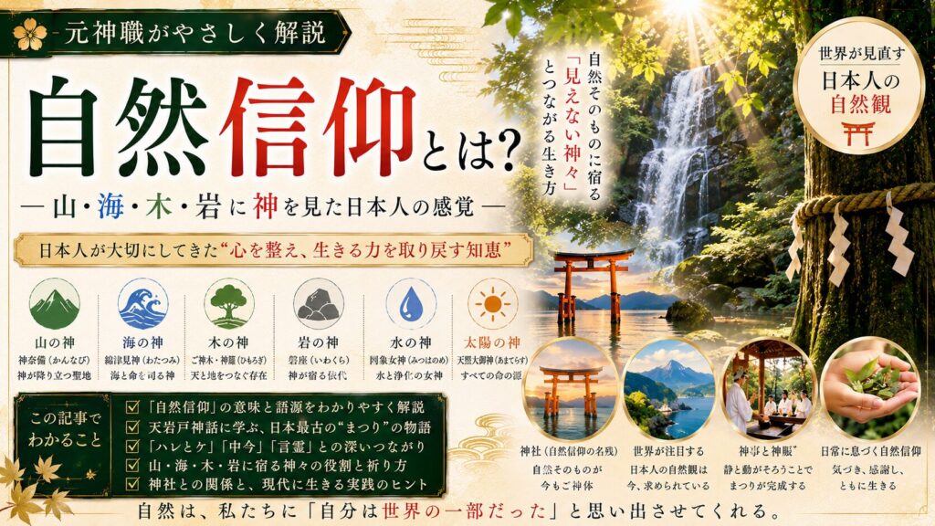 自然信仰とは