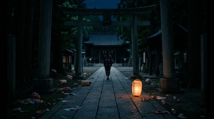 祭りの終わった後