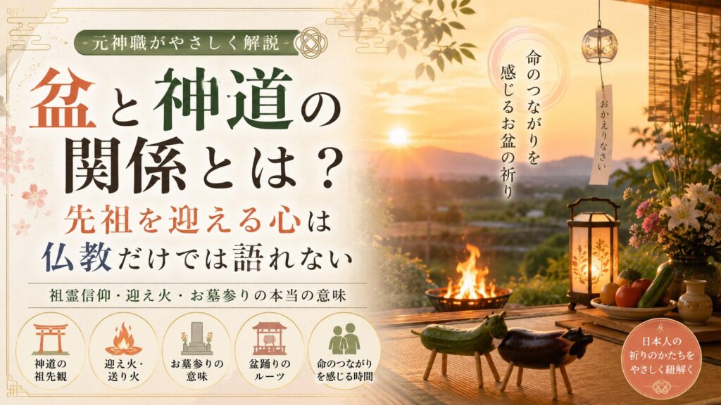 盆と神道の関係とは