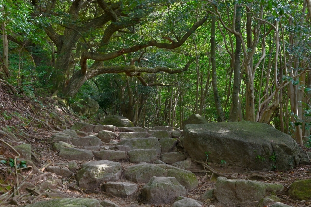 宝満山の登山道