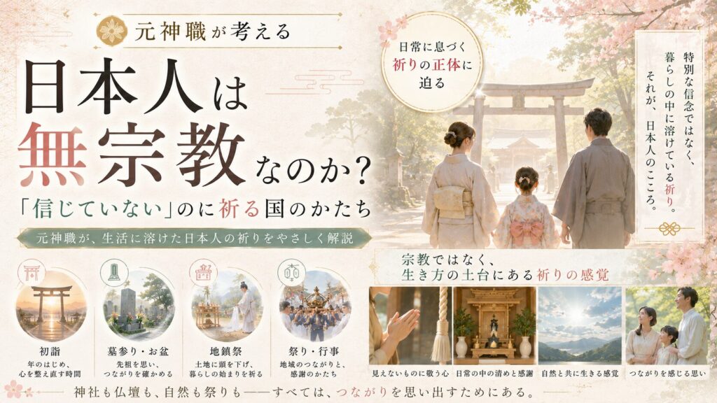 日本人は無宗教なのか？
