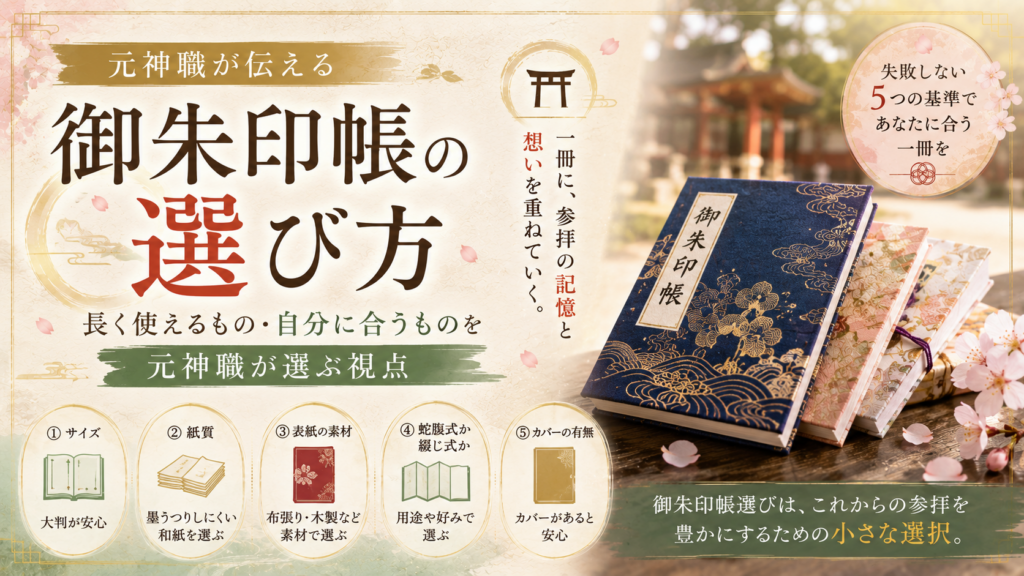 御朱印帳の選び方