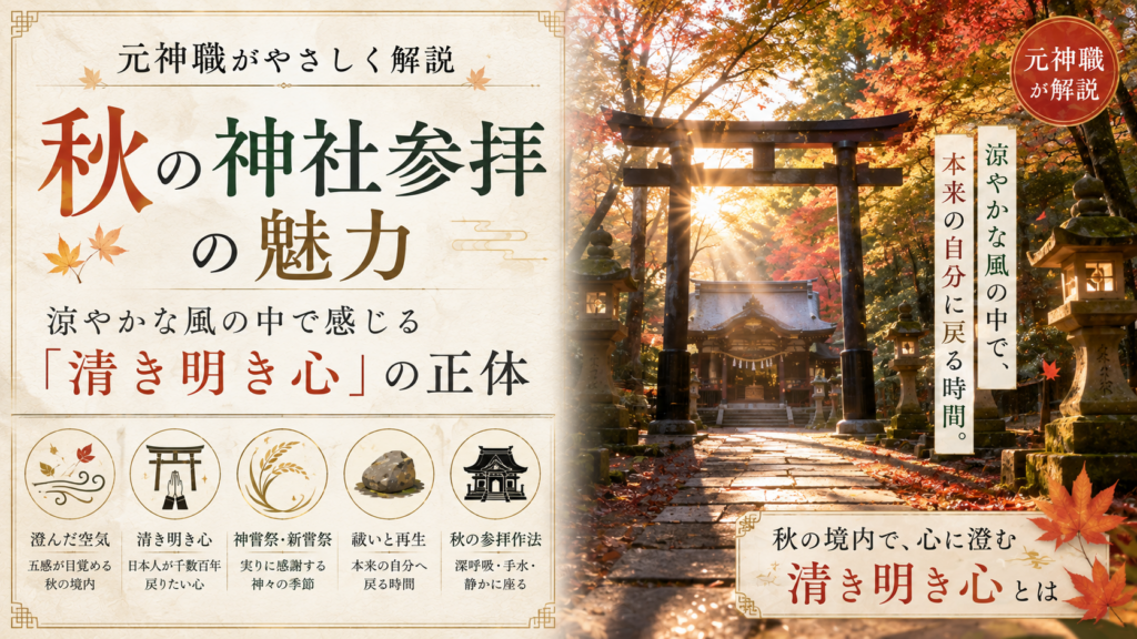 秋の神社参拝の魅力