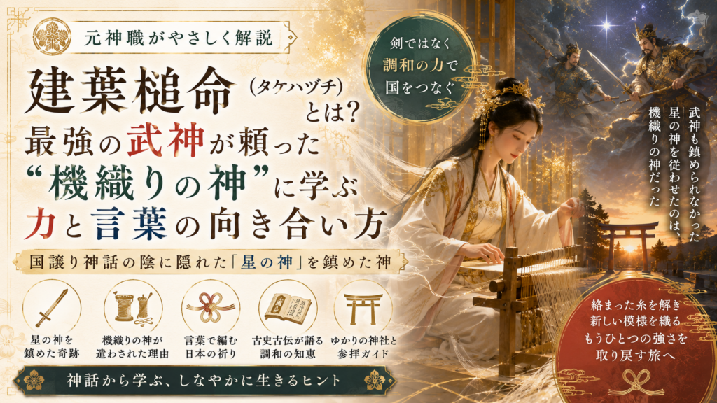 建葉槌命とは