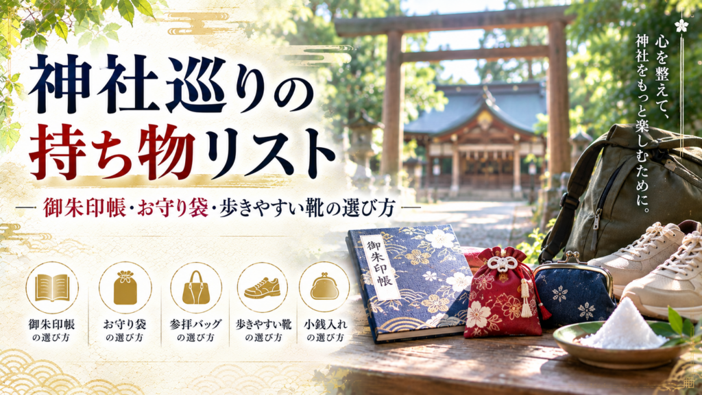 神社巡りの持ち物リスト