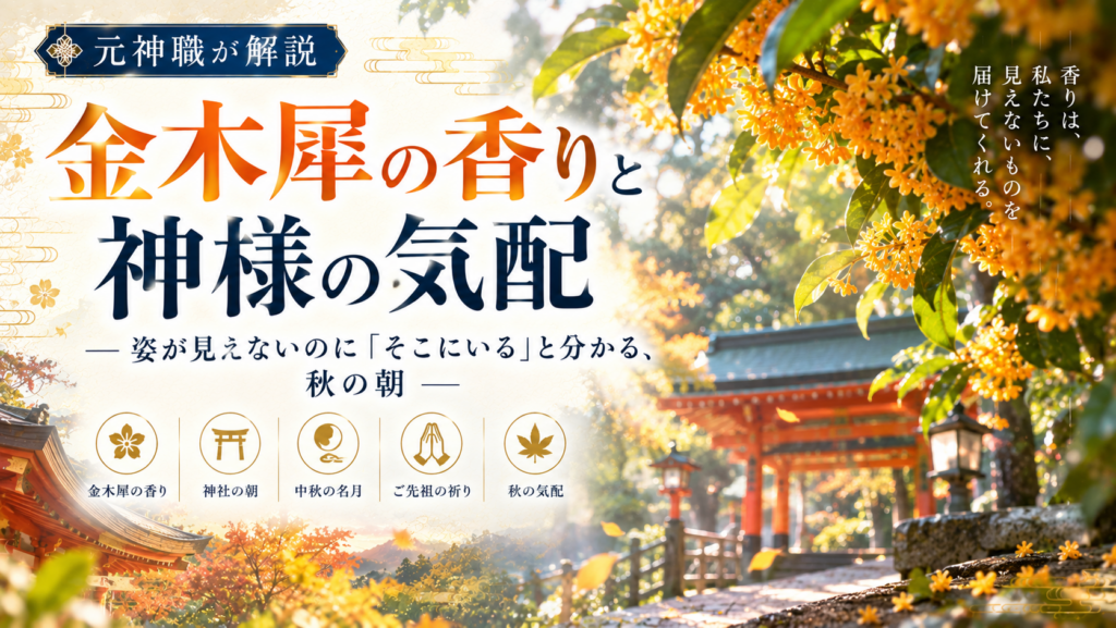 金木犀の香りと神様の気配