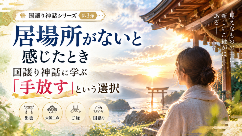 居場所がないと感じた時