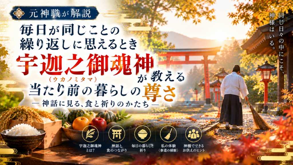 ウカノミタマの神が教える